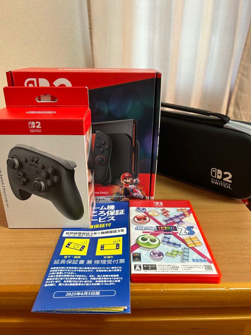 Switch2 本体(マリオカート付)+ Proコントローラー+α
