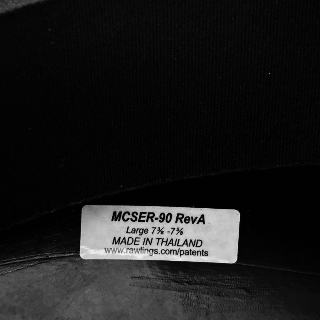 極美品 RAWLINGS ローリング 野球 ヘルメット 右打者用 硬式 片耳