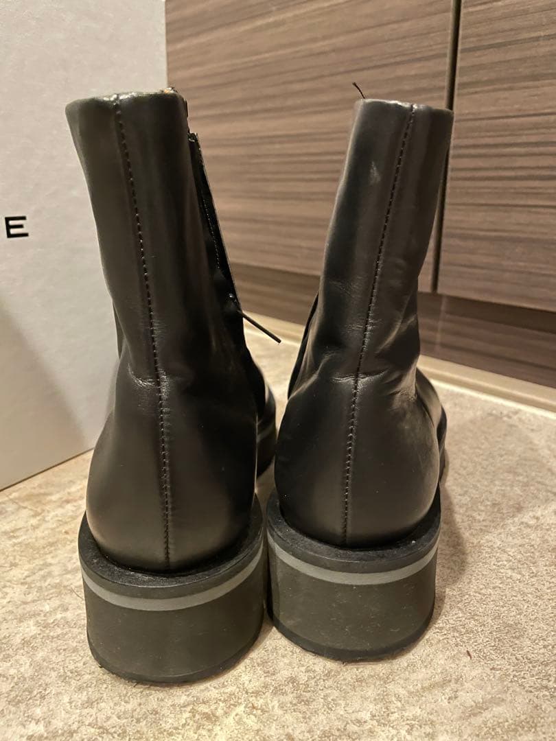 ☆フランス　クレジュリー　CLERGERIE 本革　37 ブラック ブーツ