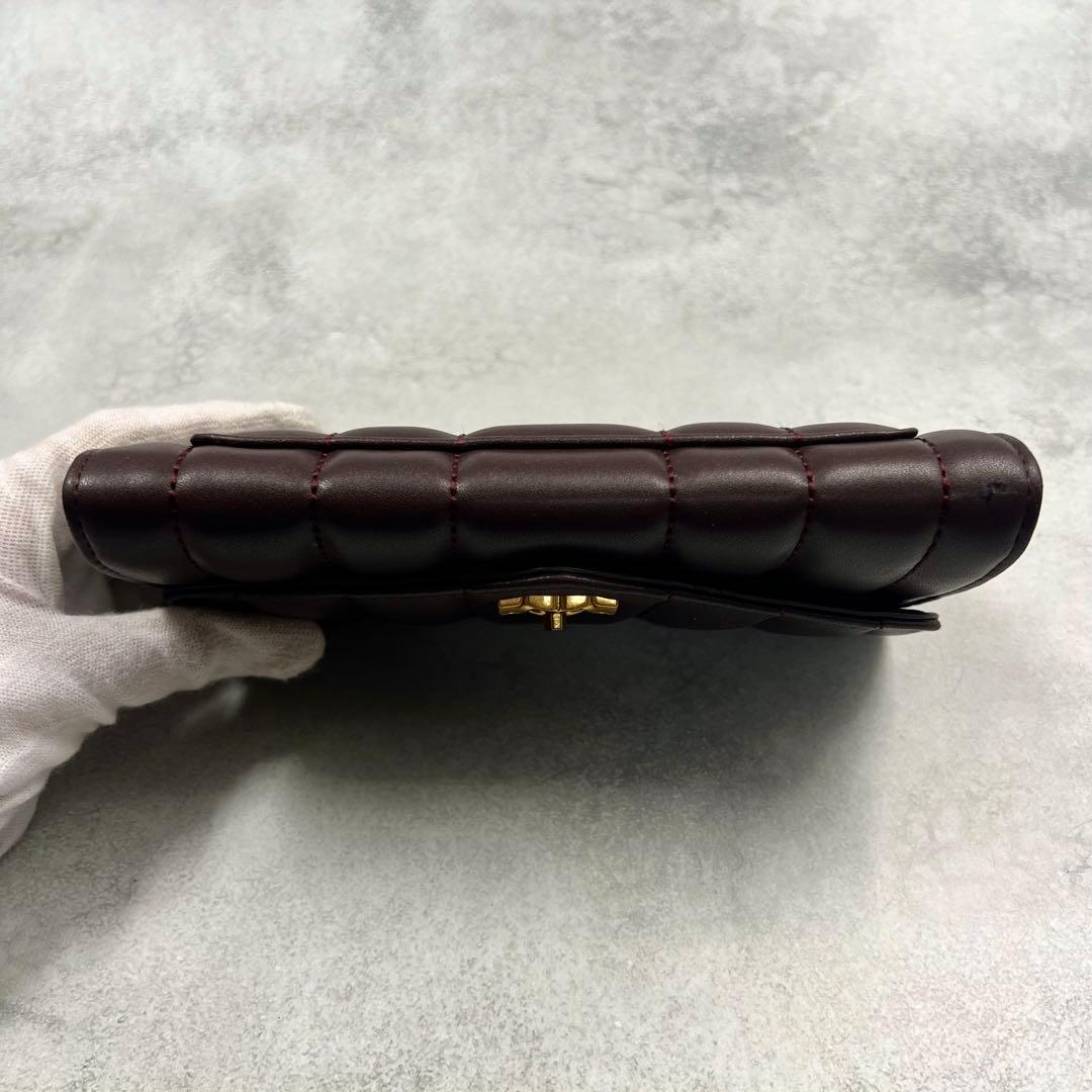 専用　TORY BURCH ターンロック ブラウン 長財布 8194