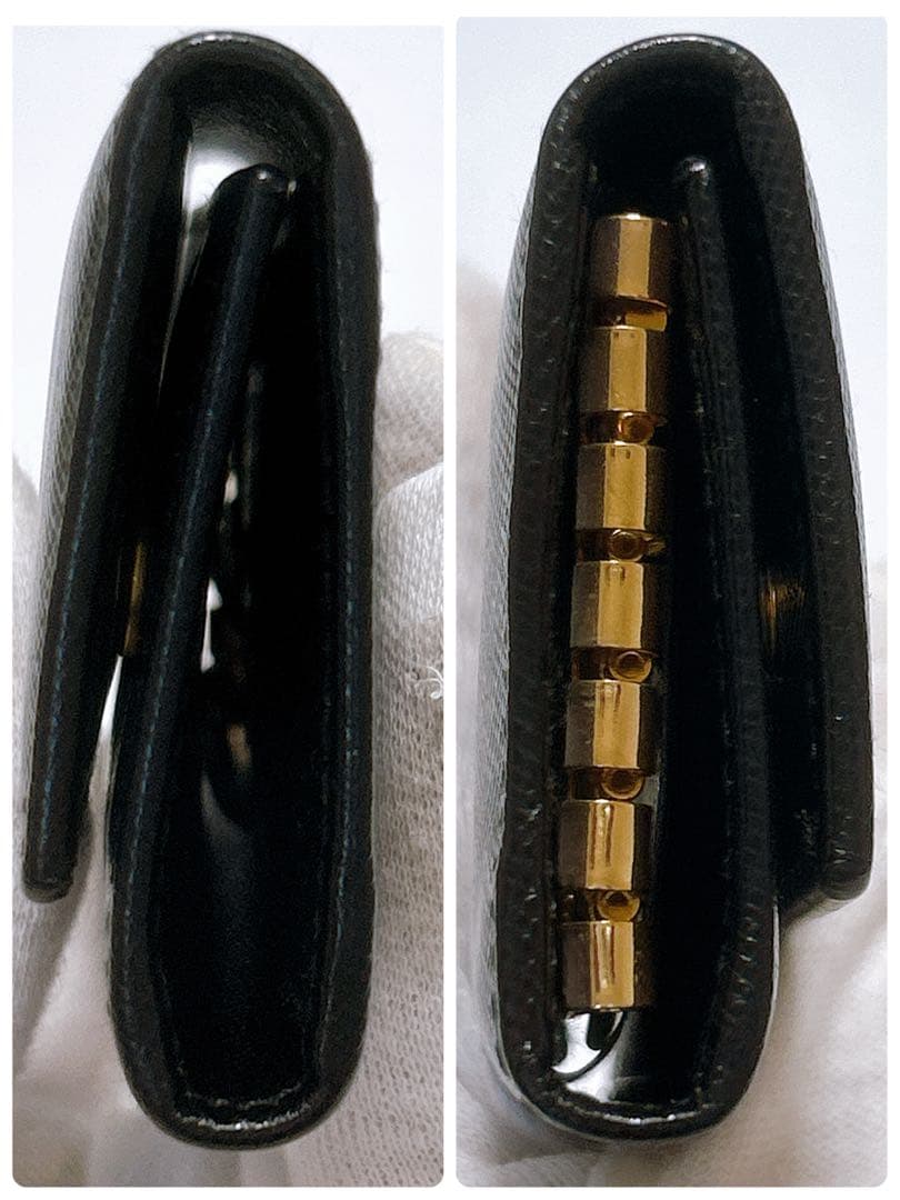 新品未使用✨プラダ キーケース 6連 サフィアーノ 三角ロゴ ゴールド