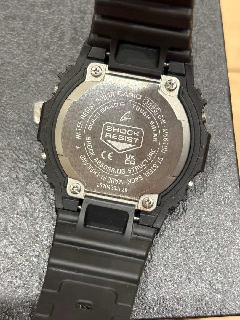 【美品 使用半年 箱・保証書付】G-SHOCK GW-M5610U-1BJF