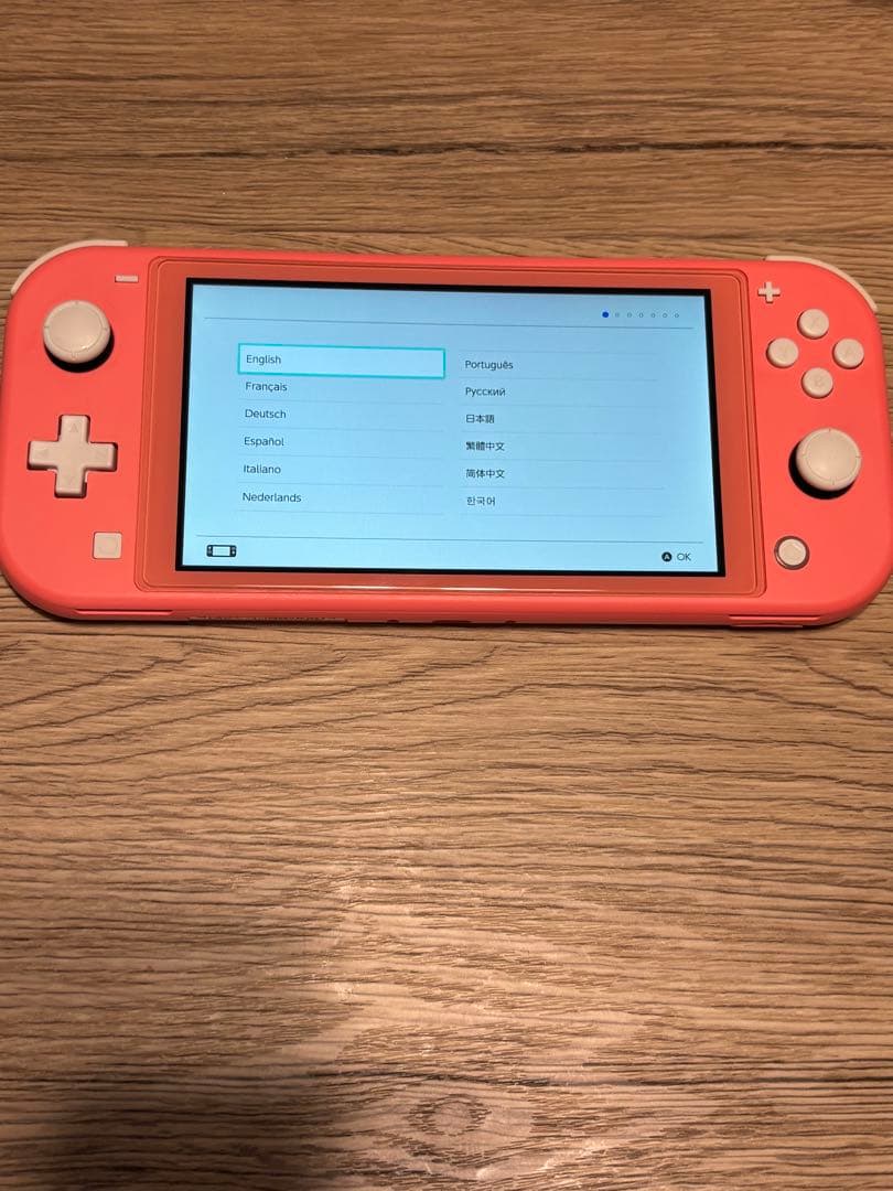 Nintendo Switch Lite コーラルピンク　動作良好