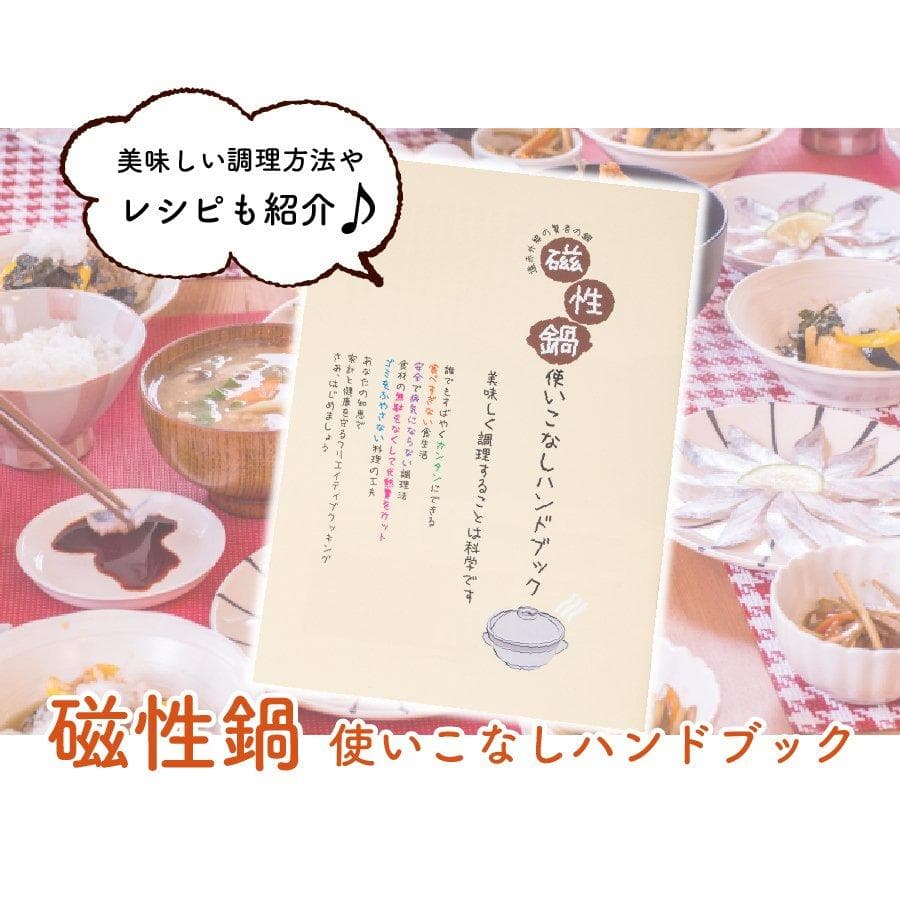 日本製 磁性鍋(両手鍋M)