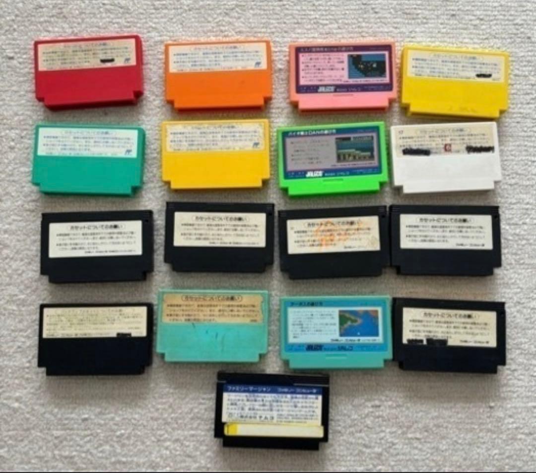 ファミコン互換機　ソフト16本　バラ売り可