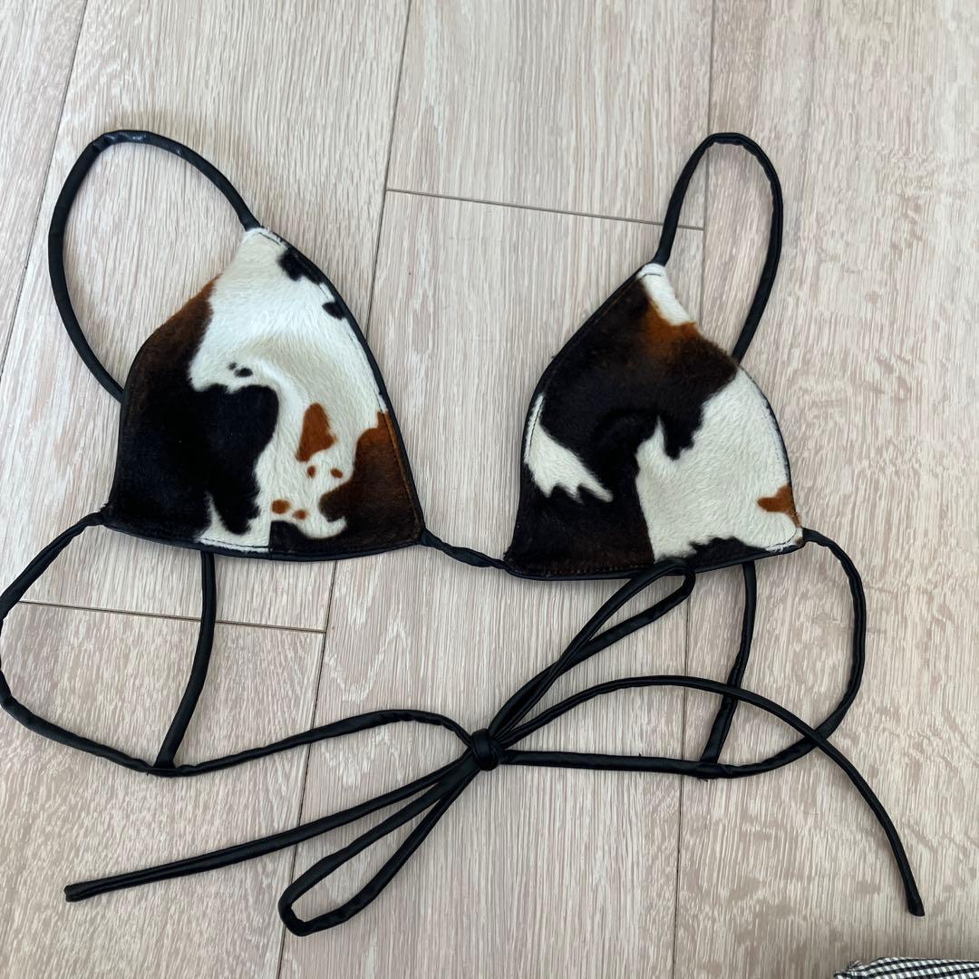 トップス IMMUNE faux fur camisole