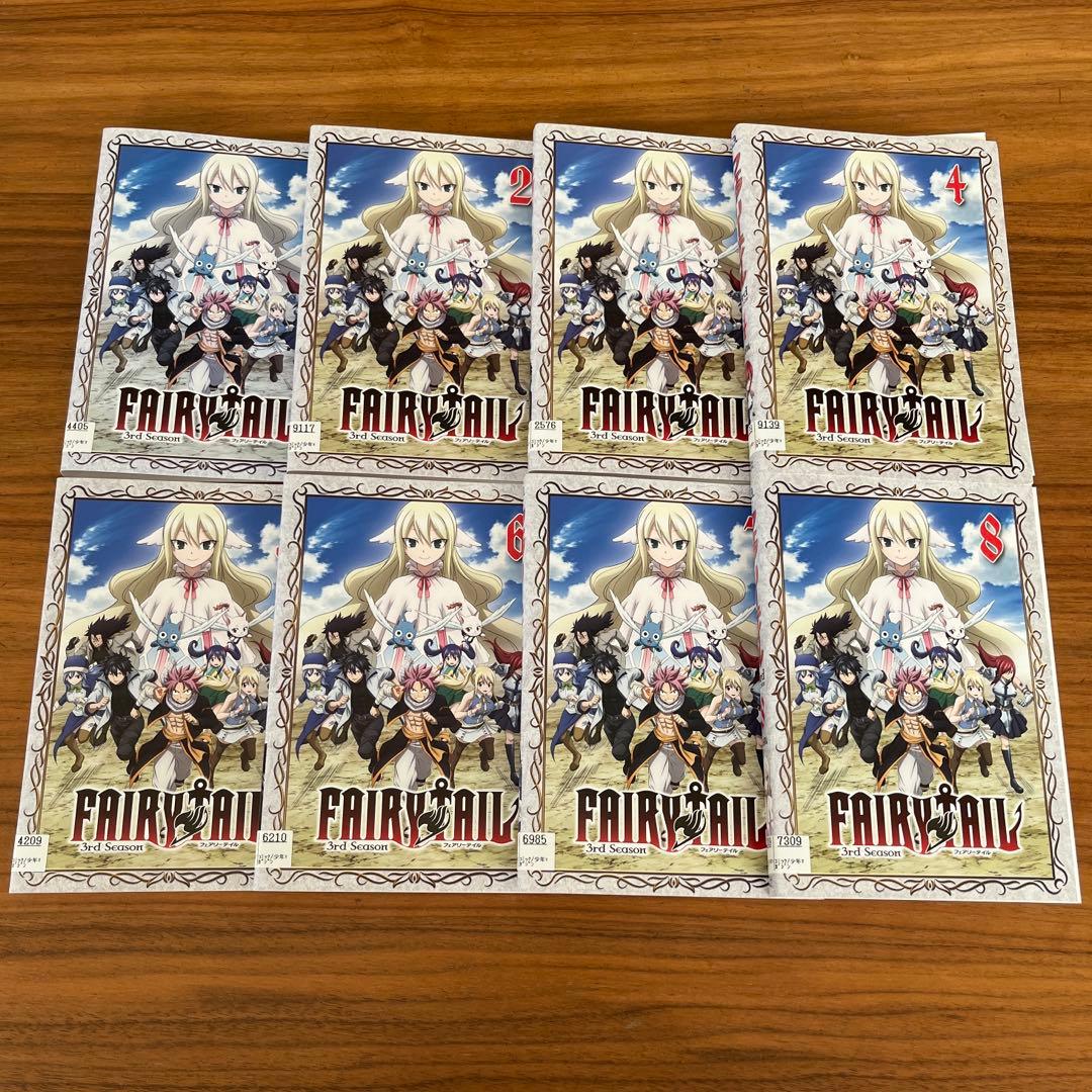 FAIRY TAIL フェアリーテイル　3rdシーズン　DVD 全13巻　全巻