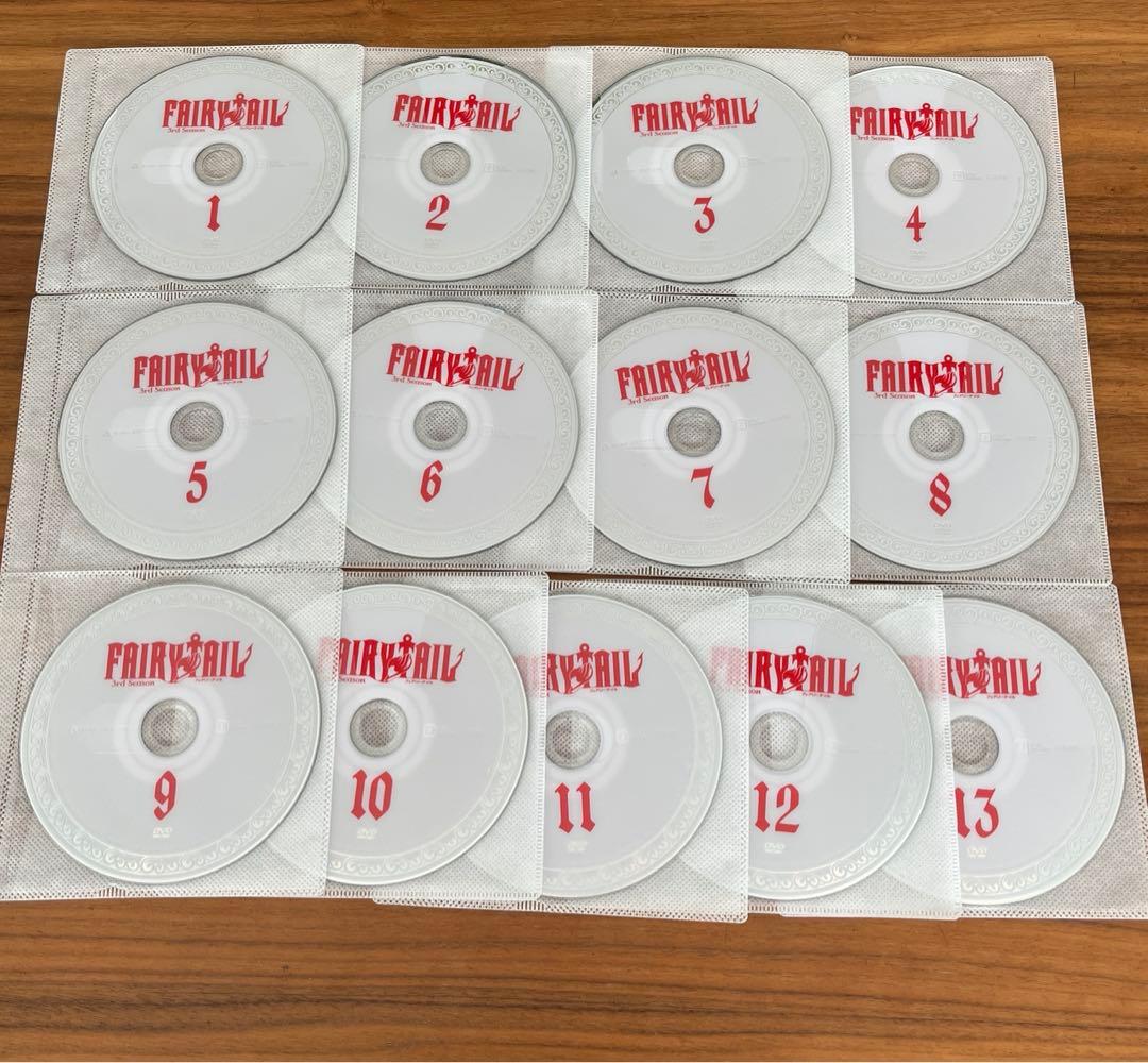 FAIRY TAIL フェアリーテイル　3rdシーズン　DVD 全13巻　全巻