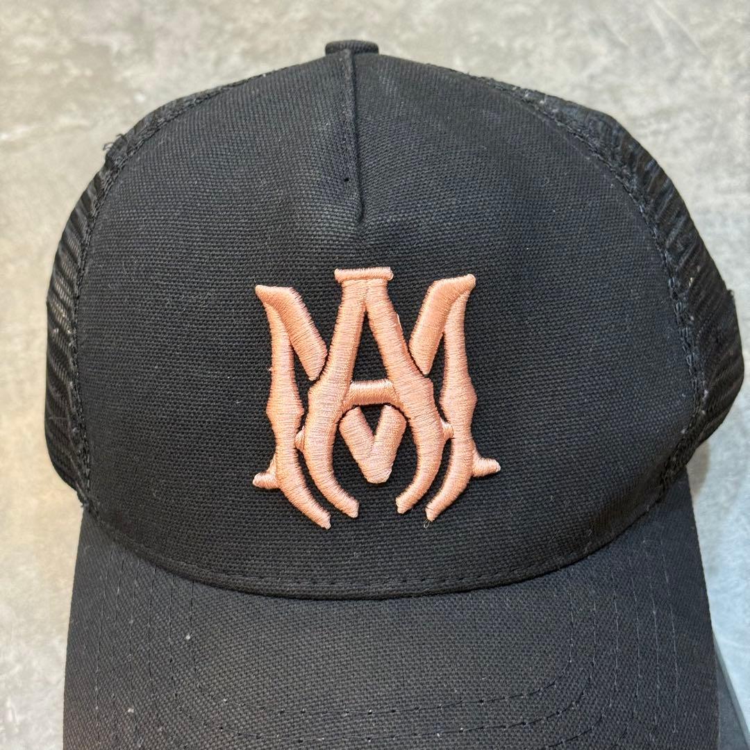 ゆ*ま様 【300円オークション】AMIRI MA TRUCKER HAT CA