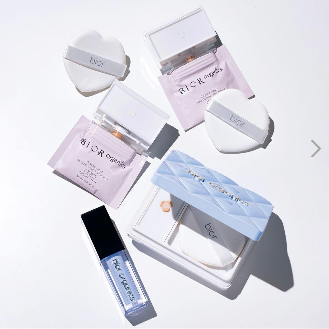 新品❗️ビオールオーガニクス クッションファンデ＆ケース＆美容液 3種5点セット