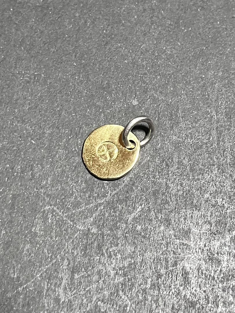 WINGROCK ウィングロック 18K 全金メタル タタキ ペンダント TOP