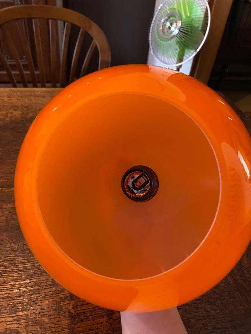 レトロ　オレンジ　ペンダントライト