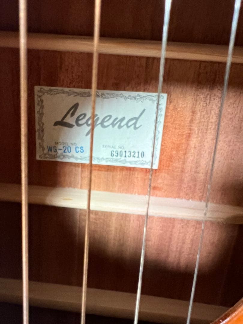 Legend アコースティックギター WG-20CS ケース付き