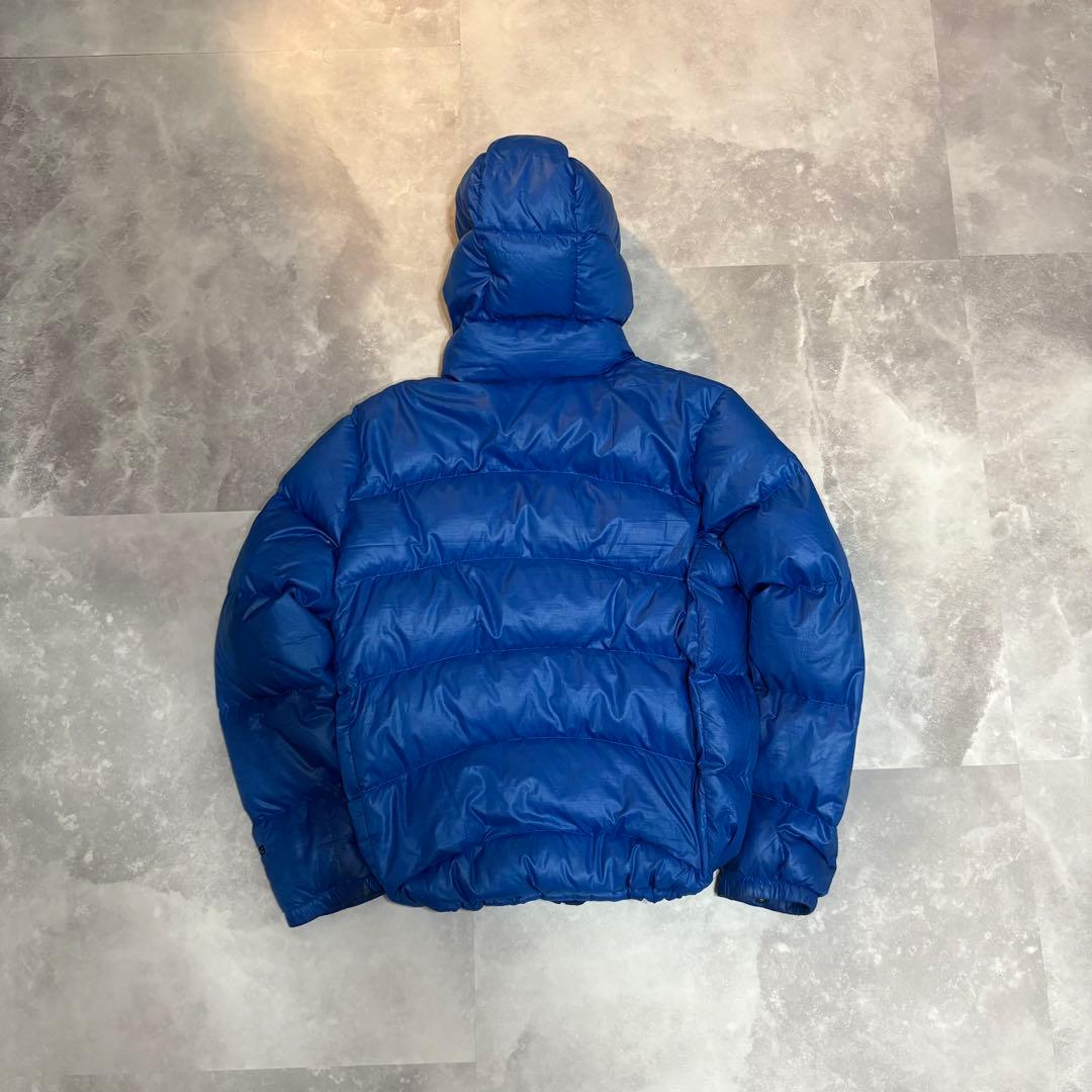 【大人気‼️】Marmot ダウンジャケット フード付き 青 ブルー Mサイズ