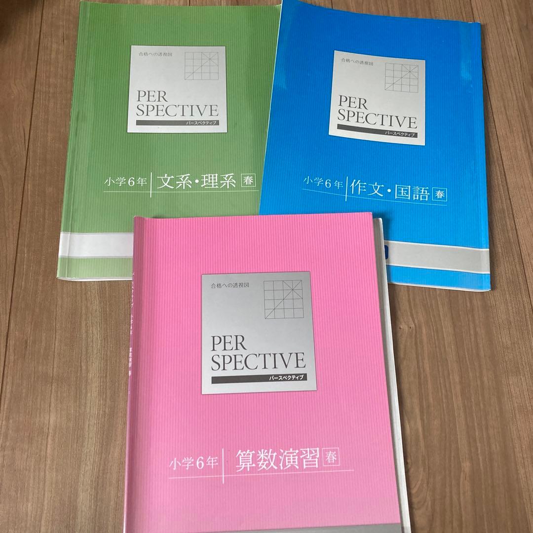 エナ小6本科一年分、季節講習、合宿、日々学、テスト一年分。