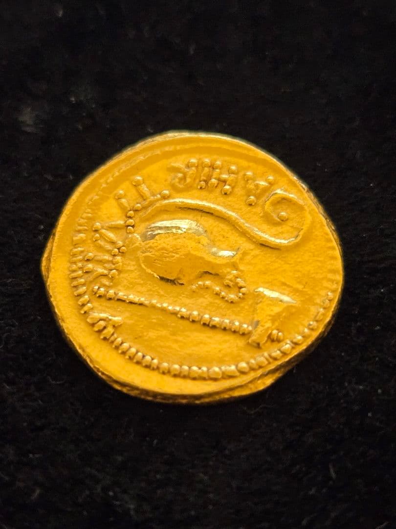 古代ローマ　アウレウス金貨 　カエサル　参考品