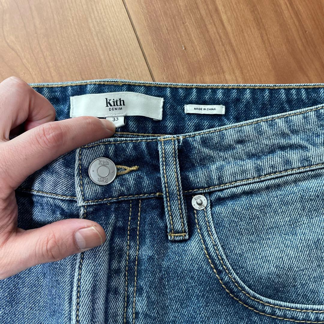 Kith ライトブルーデニム ストレート