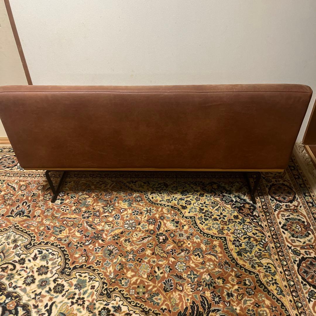 関家具　ソファ　ブラウン　アンティーク　ヴィンテージ　アイアン　COMFORM