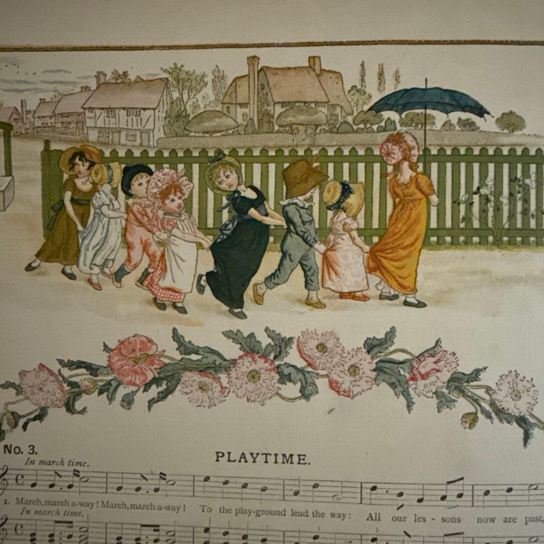 SALE★稀少なヴィクトリアン絵本アンティーク洋書イギリス古書ジャンクジャーナル