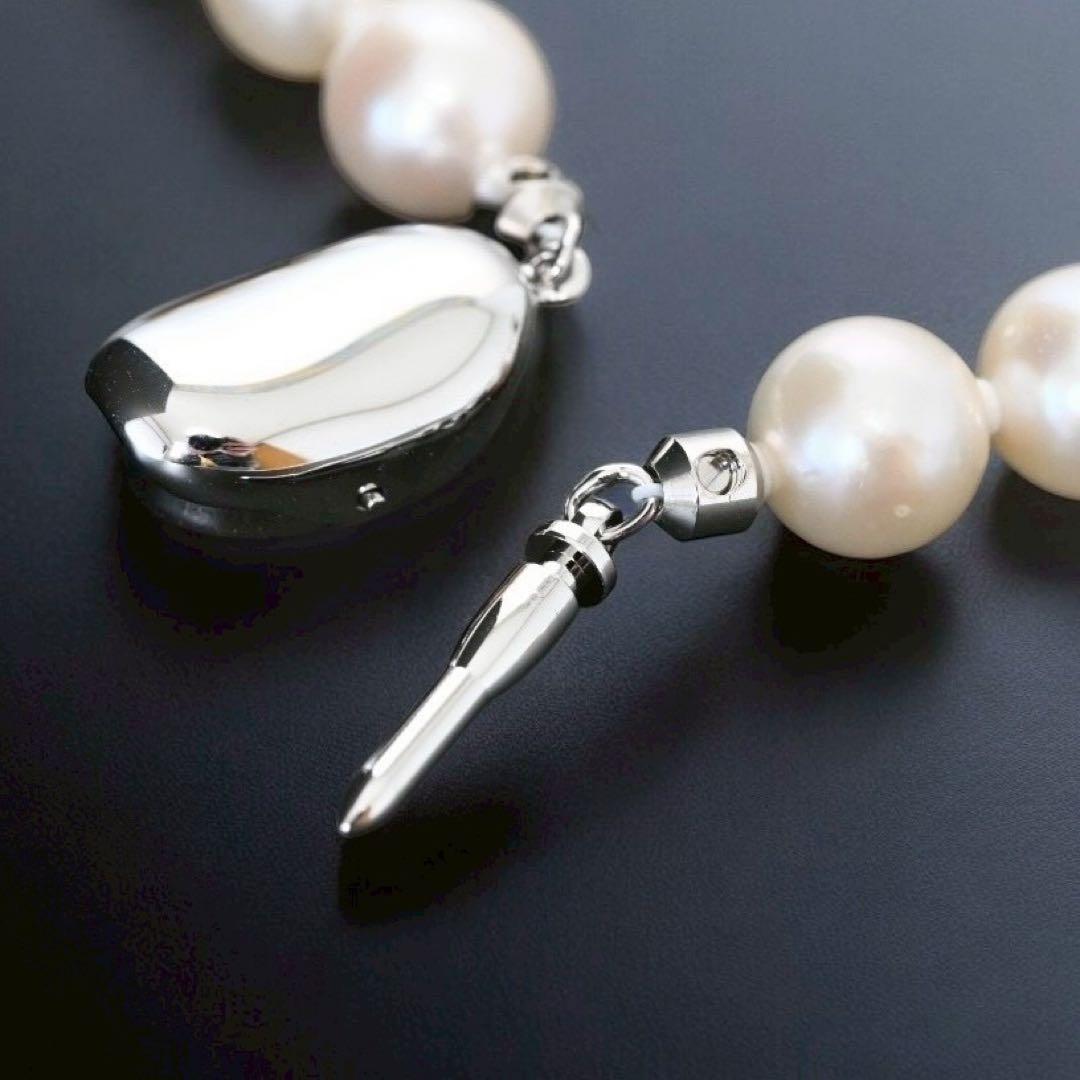 【最高峰】花珠　真珠　アコヤ　パール　ネックレス　大珠　8.5ミリ　鑑別書