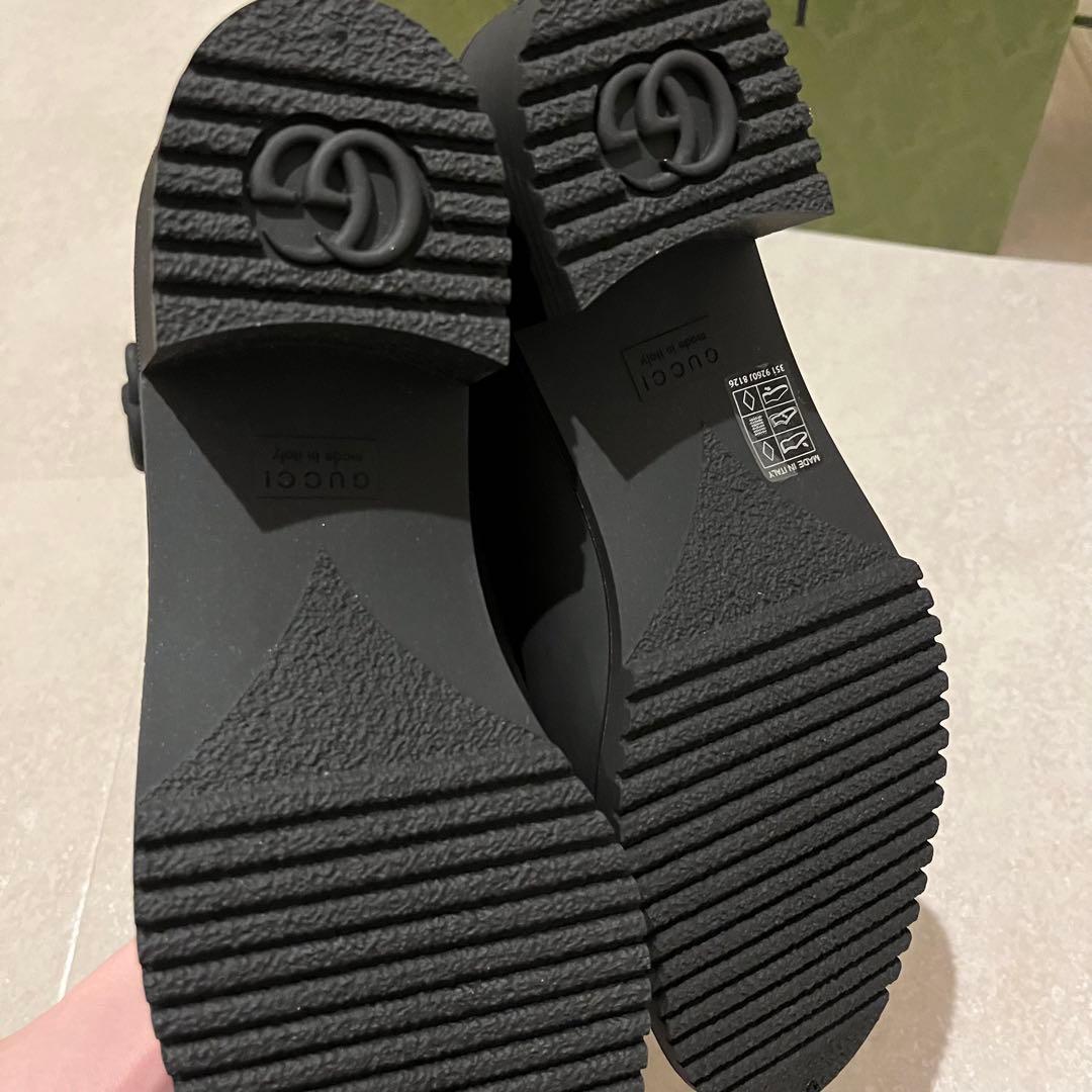 グッチ 未使用 GGマーモント レインブーツ