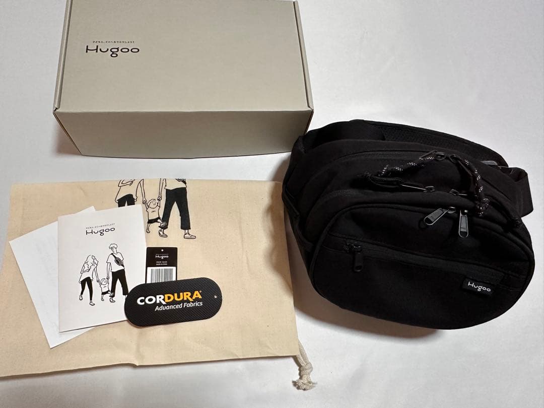 新品同様　Hugoo ブラック ヒップシート スリング