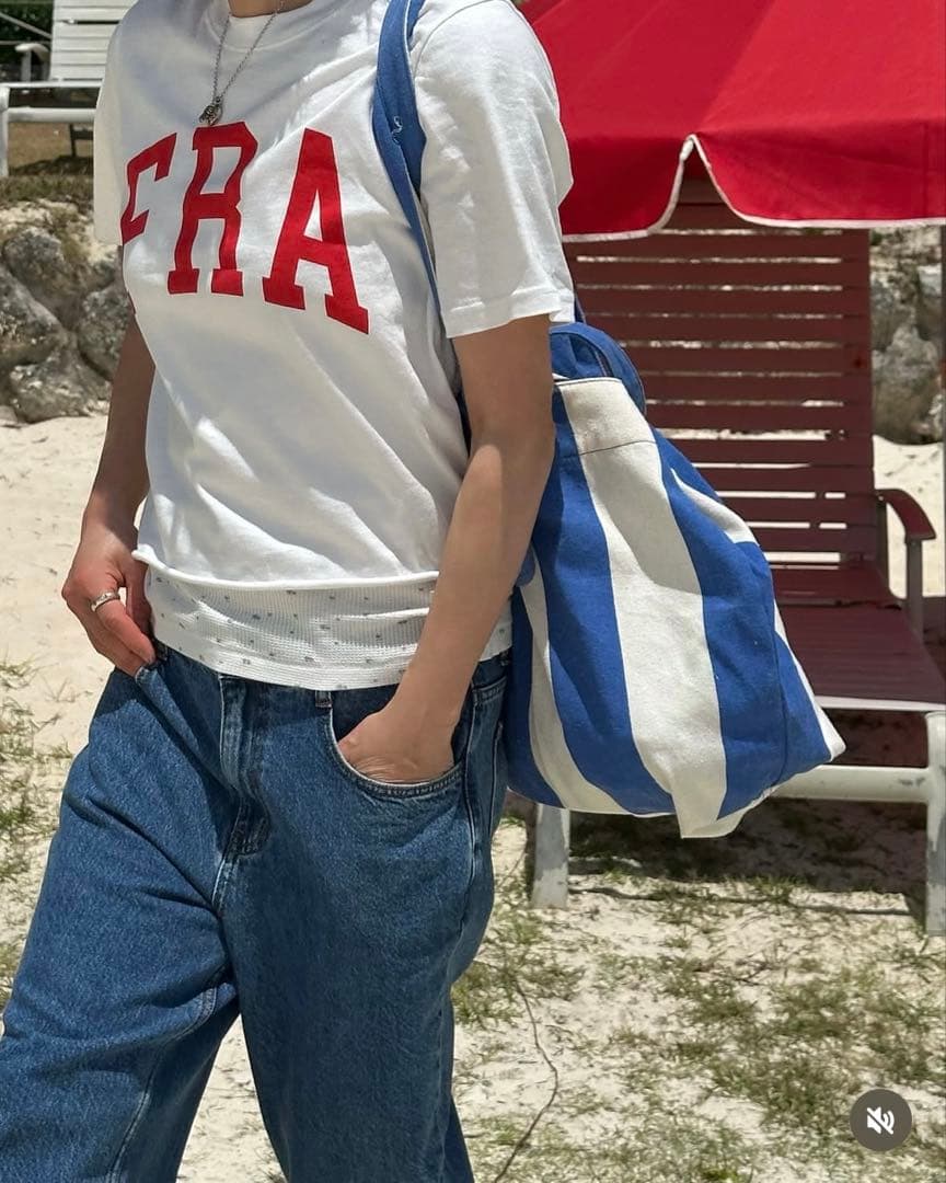 【未開封品】ok.soon オクスン　オリジナルロゴTシャツ　ホワイト　サイズ2