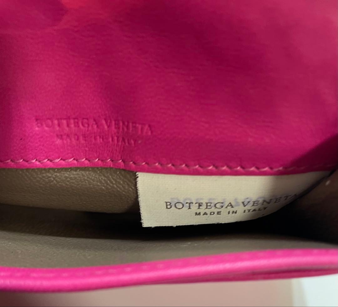 人気★Bottega Veneta ピンク 名刺入れ