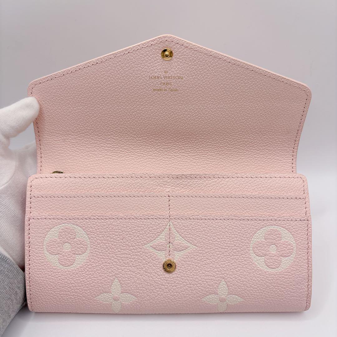 日本限定 ルイヴィトン ポルトフォイユ サラ NM バイカラー 財布