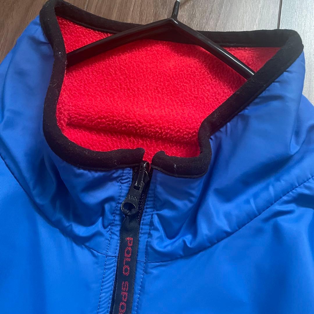 POLO SPORT★ナイロンジャケット★リバーシブル★XL★ブルー×レッド