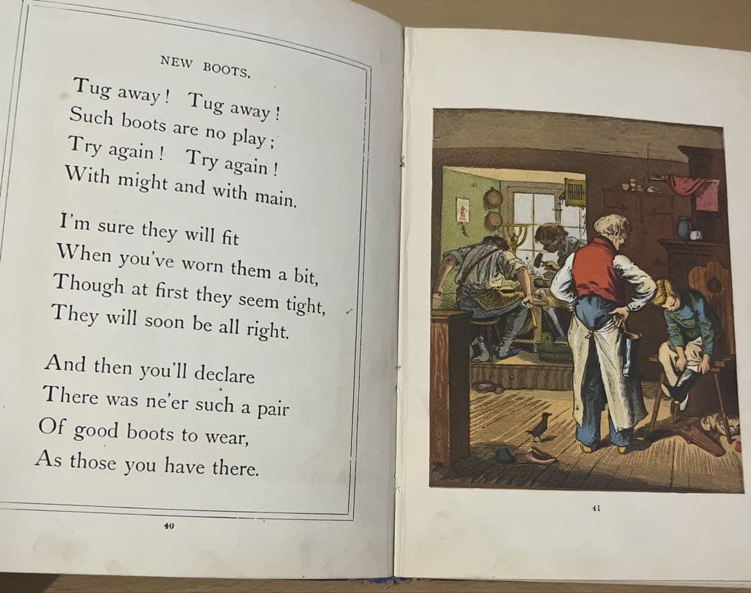 No.397希少 アンティーク 古書 洋書 絵本 イギリス 童謡 児童書