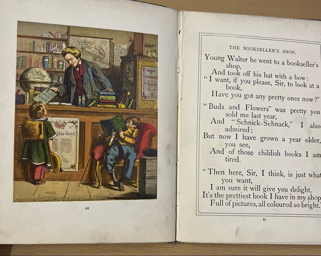 No.397希少 アンティーク 古書 洋書 絵本 イギリス 童謡 児童書