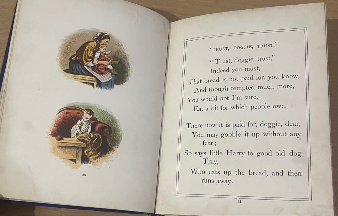 No.397希少 アンティーク 古書 洋書 絵本 イギリス 童謡 児童書