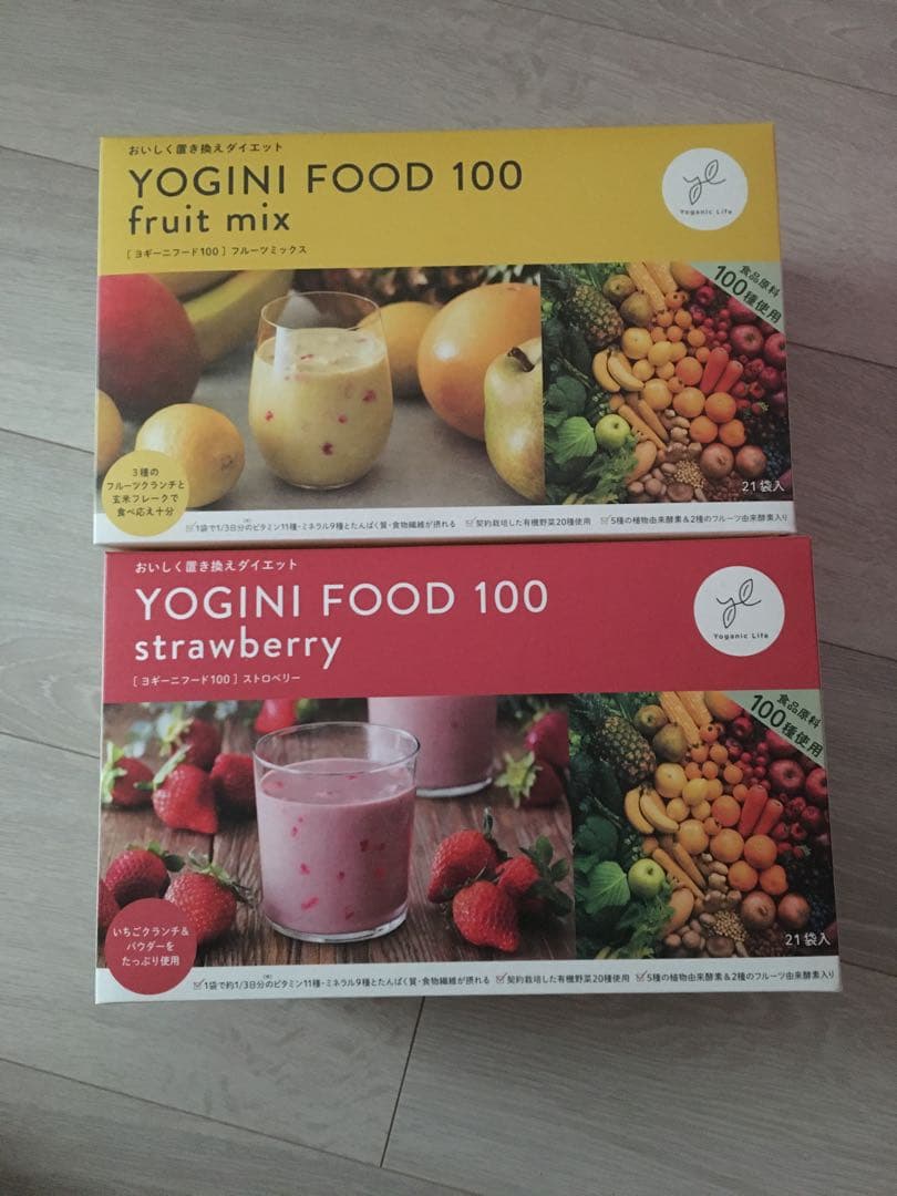 LAVAヨギーニフード100 フルーツミックス & ストロベリーセット