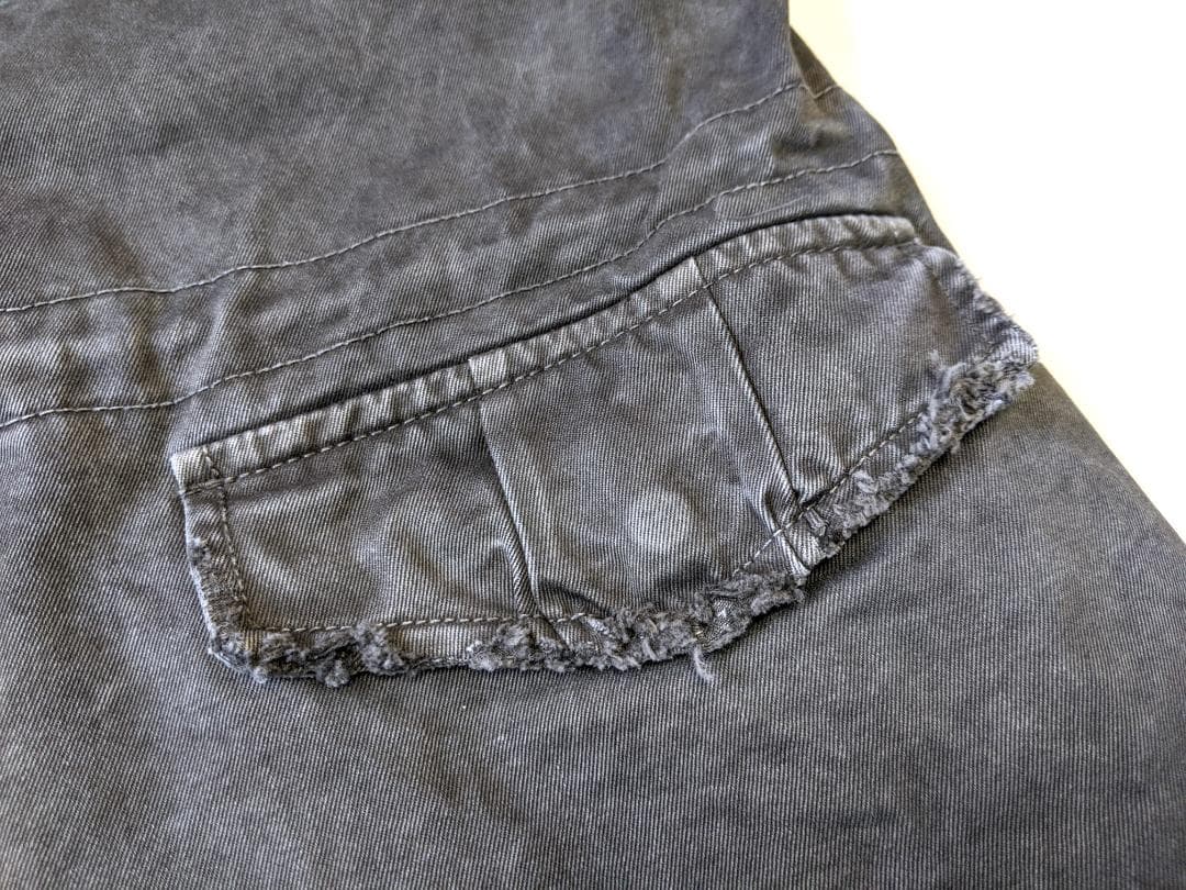 wjk M-66 ライナー付きミリタリージャケット M AKM 墨黒 デストロイ