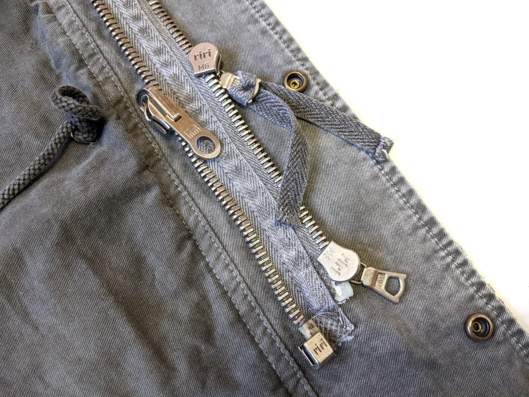 wjk M-66 ライナー付きミリタリージャケット M AKM 墨黒 デストロイ