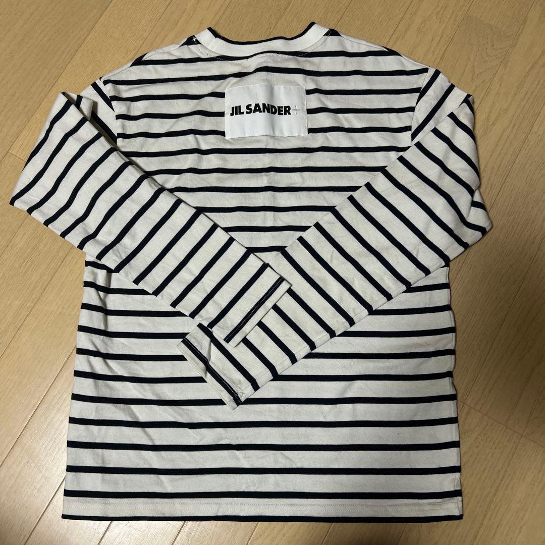 JIL SANDER+ ストライプ 長袖Tシャツ