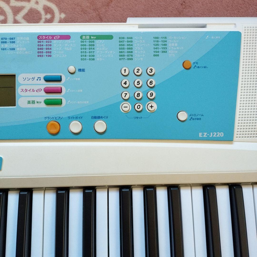 YAMAHA EZ-J220 電子キーボード 電子ピアノ 美品
