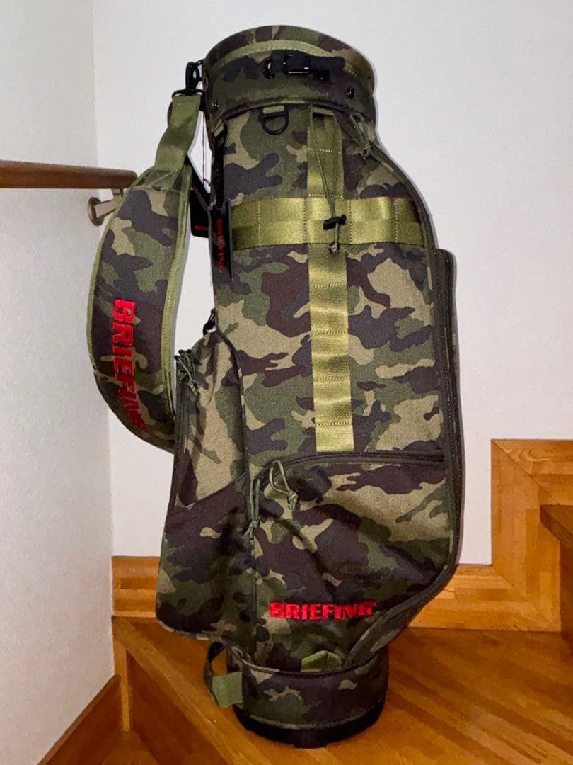 新品　BRIEFING 迷彩 キャディバッグ