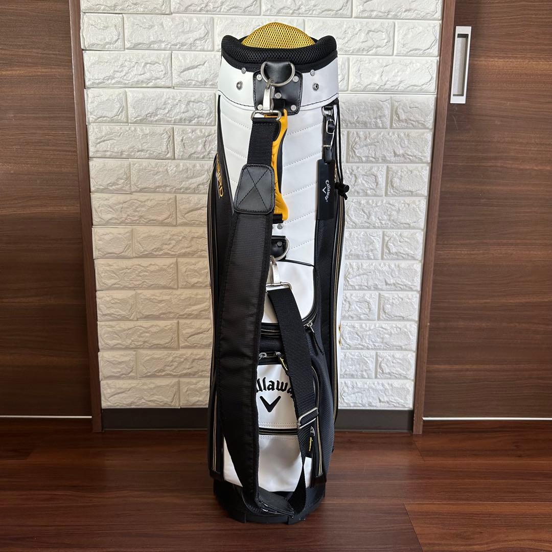Callaway Warbird キャディバッグ 9型 ブラック×ホワイト