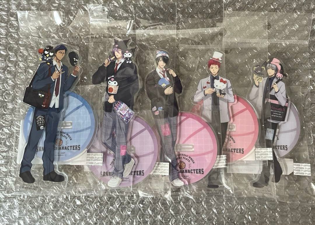 黒子のバスケ　黒バス　サンリオコラボ　アクリルスタンド　10点セット