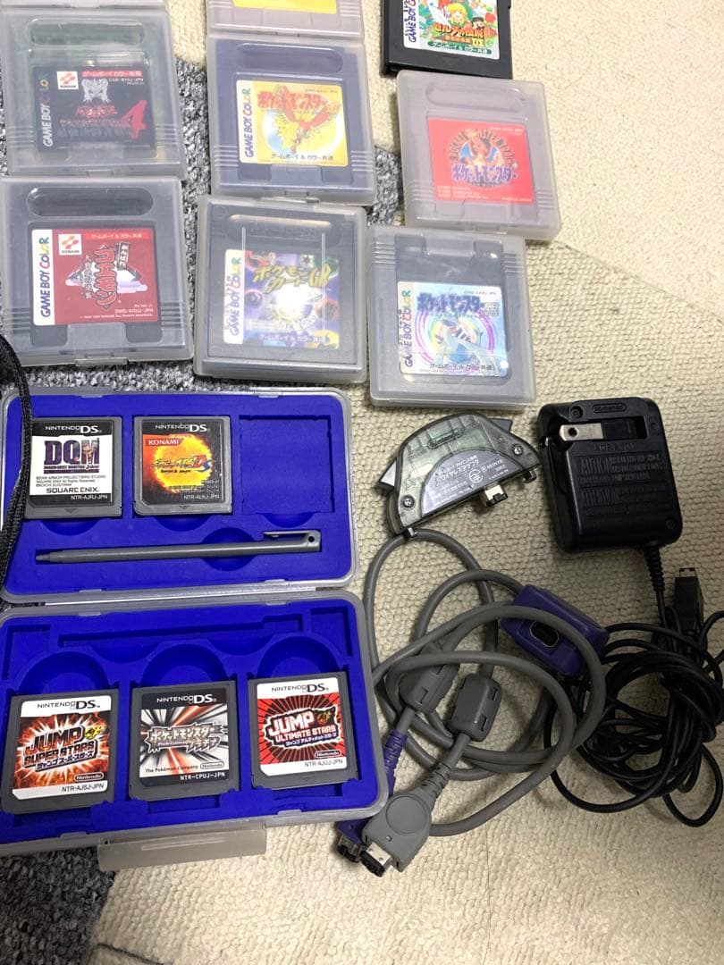 最終値下げ　任天堂＋PSP ジャンク品まとめ売り　本体カセット通信ケーブル付き