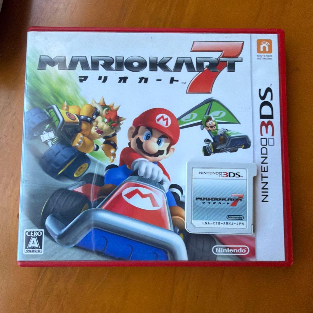 マリオカート7 ニンテンドー3DS ホワイト　ジャンク品