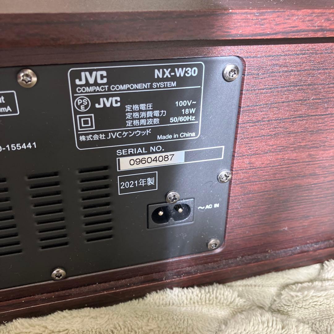 JVC NX-W30 コンパクトコンポーネントシステム　2021年製