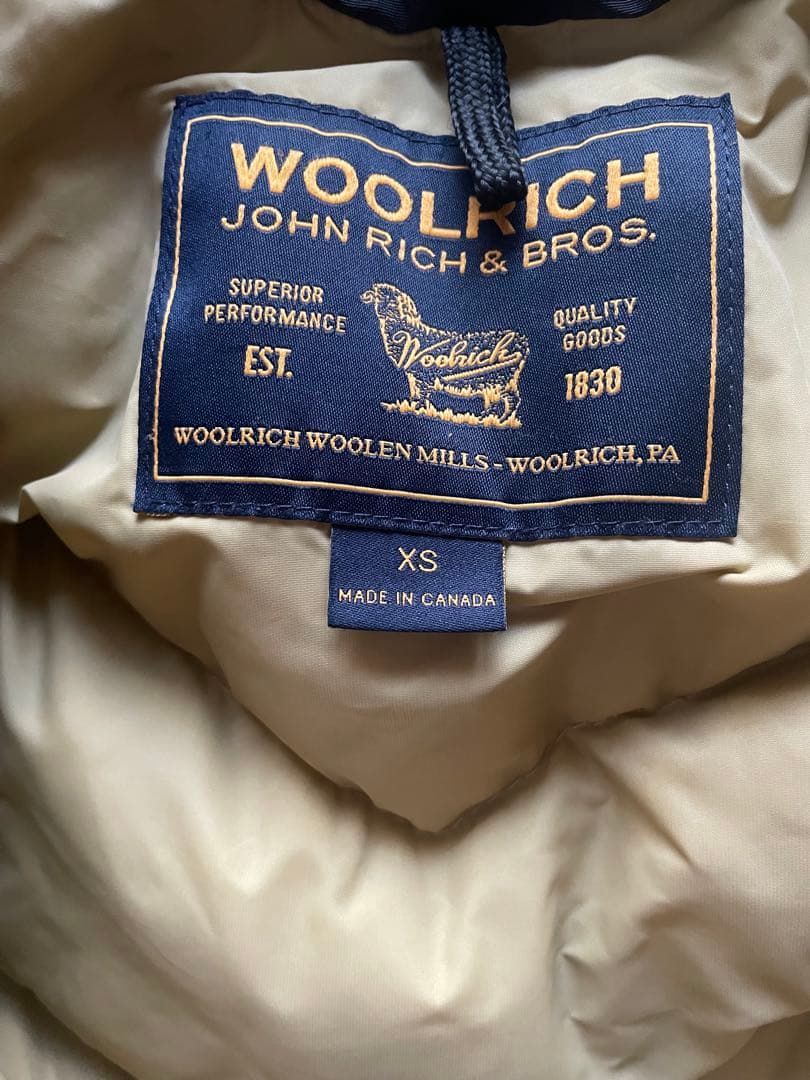 WOOLRICH ダウン　アークティックパーカー　黒　ウールリッチ
