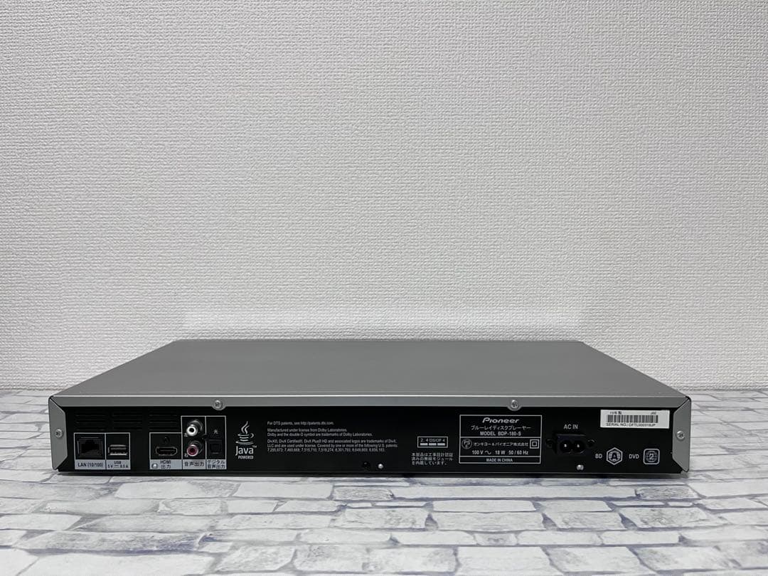 美品　パイオニア　SACD/ブルーレイプレイヤー　BDP-180-S