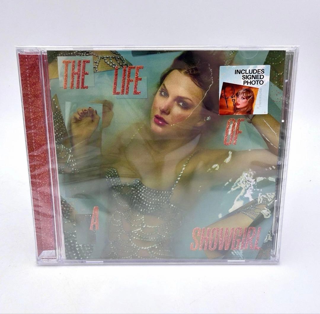 US輸入サイン入CD『THE LIFE OF A SHOWGIRL』＆ステッカー