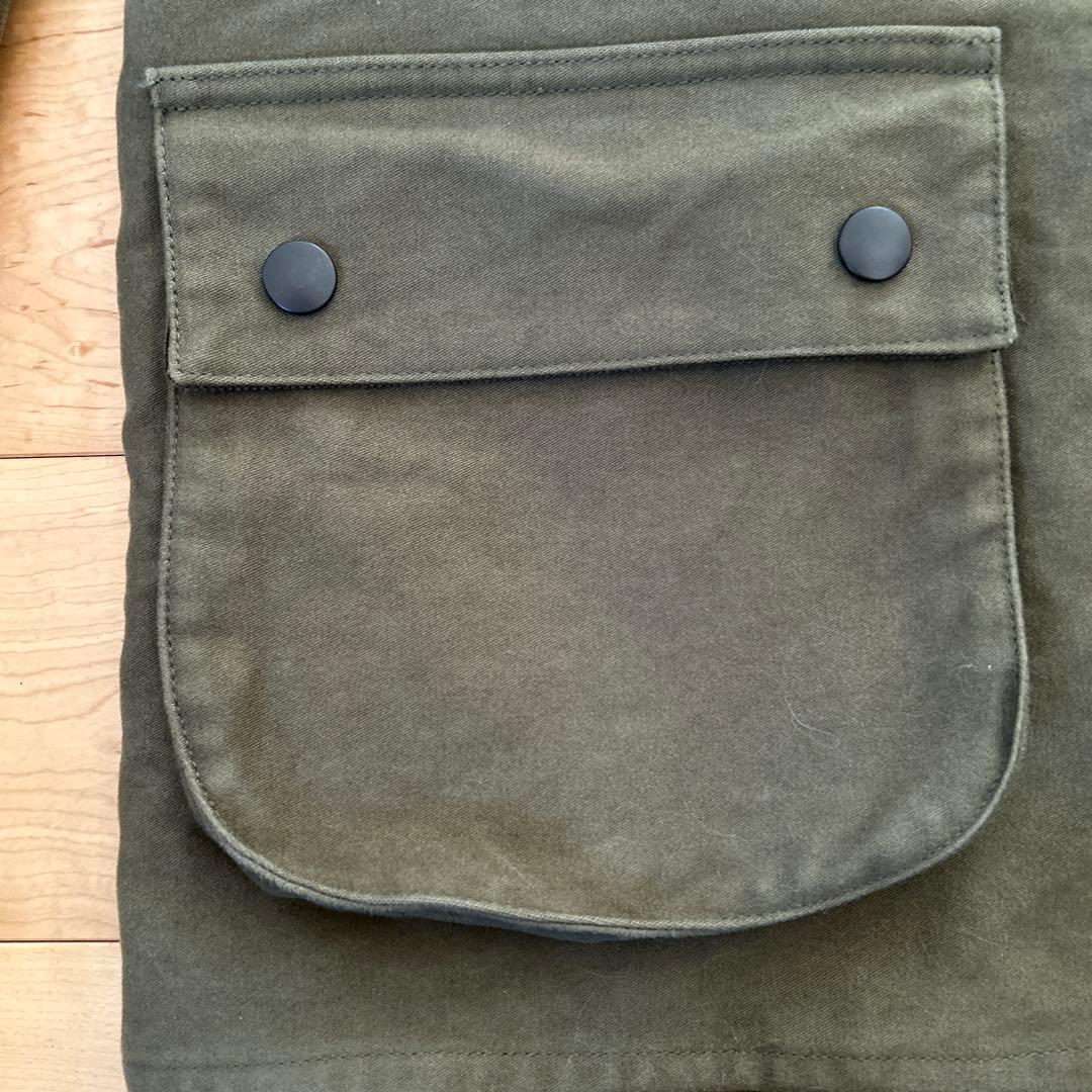 FOB FACTORY F2361 カバーオール L オリーブ