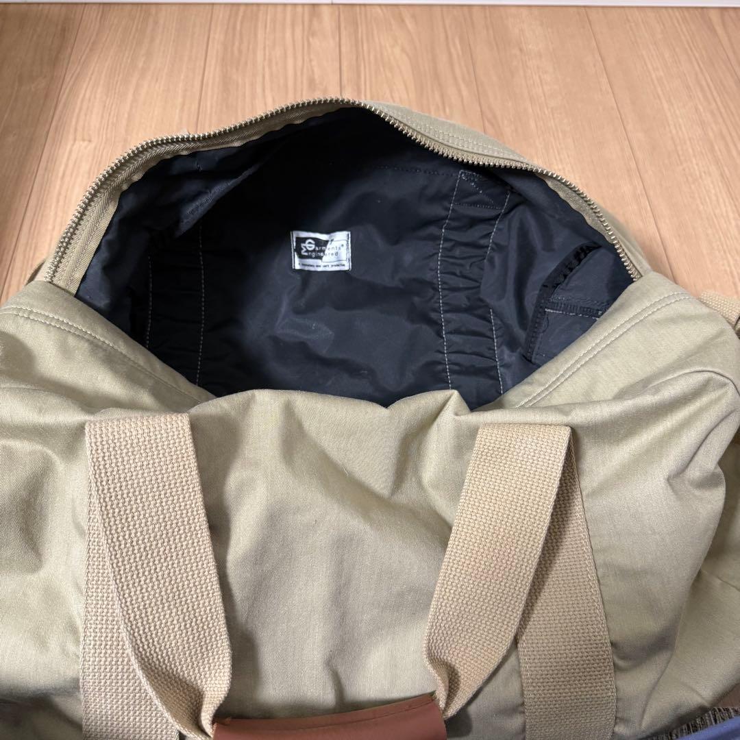 Engineered Garments ボストンバッグ ベージュ