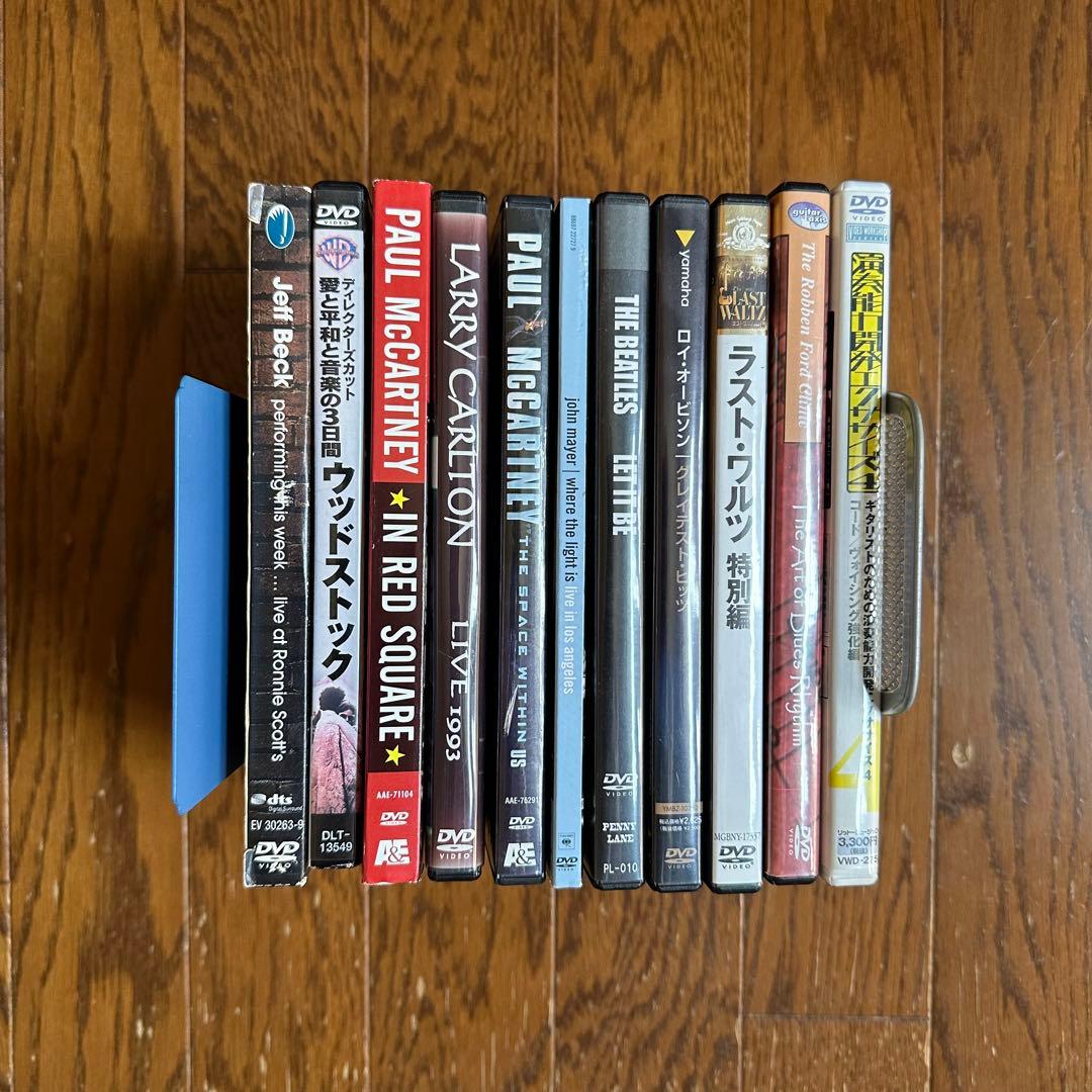 音楽ライブDVD9個 プラスおまけでギター教則DVD２個セット